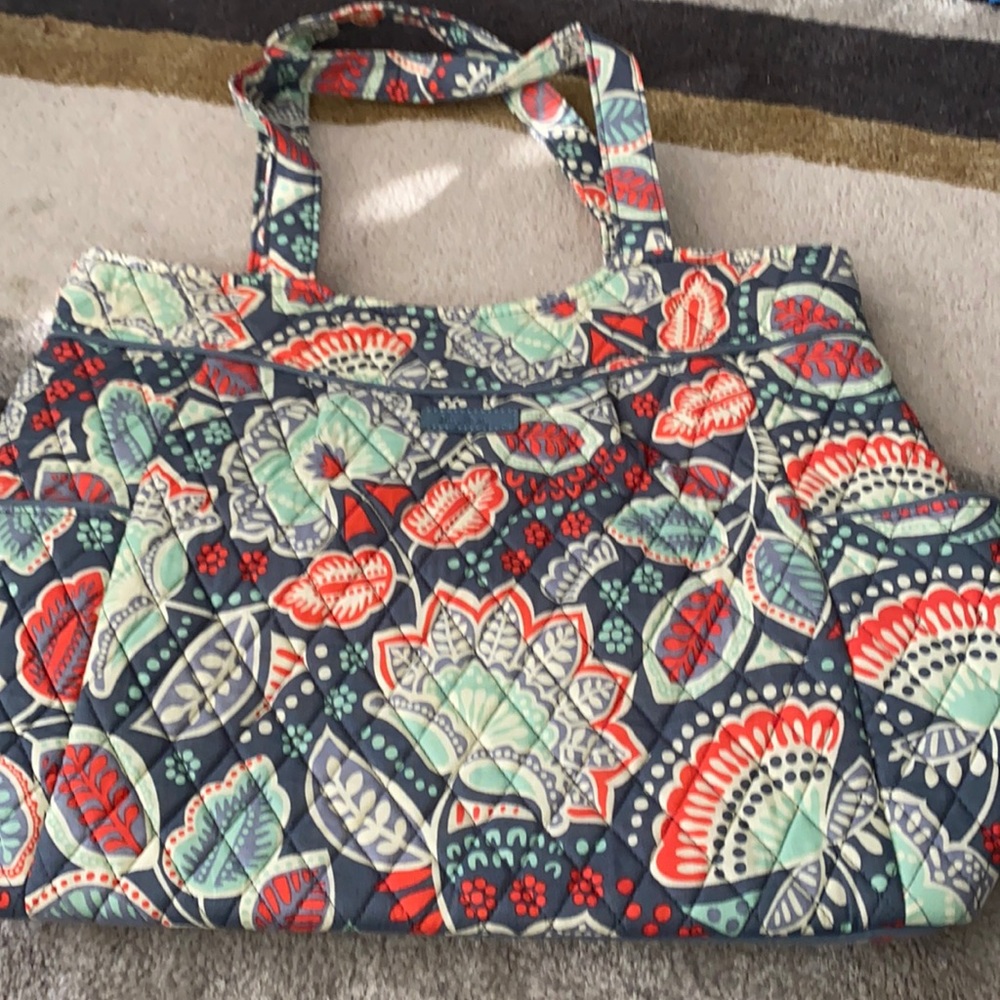 Vera Bradley Pleated Tote- Nomadic Floral